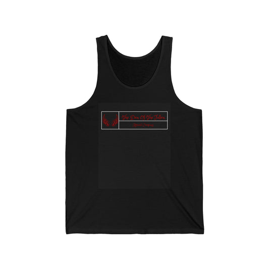 Red logo Unisex Jersey Tank